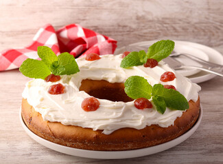 Cherry ring cake