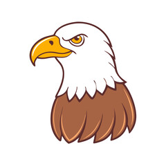 bald eagle vector icon, bald eagle vector illustration - simple illustration of bald eagle, perfect for logos, and bald eagle -themed designs.