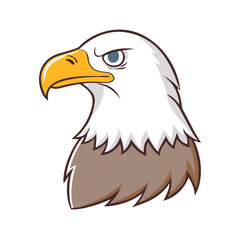 bald eagle vector icon, bald eagle vector illustration - simple illustration of bald eagle, perfect for logos, and bald eagle-themed designs.