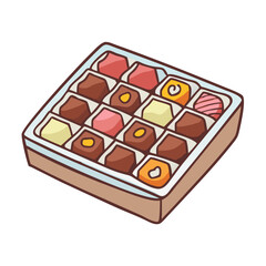 box of assorted chocolates icon