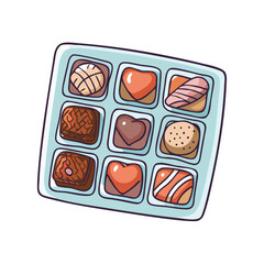 box of assorted chocolates icon