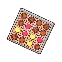 box of assorted chocolates icon