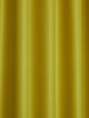 Modern blackout curtains in yellow tones with smooth texture, ideal for light blocking