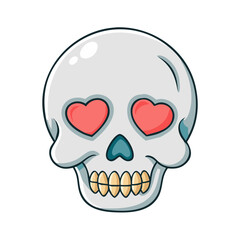 skull vector icon, skull vector illustration - simple illustration of skull, perfect for logos, and skull -themed designs.