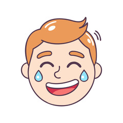 smiling face with sweat vector icon, smiling face with sweat vector illustration - simple illustration of smiling face with sweat, perfect for logos, and smiling face with sweat -themed designs.