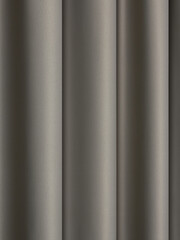 Fototapeta premium Modern blackout curtains in neutral gray tones with smooth texture, ideal for light blocking