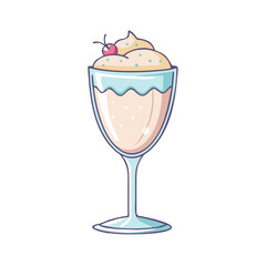 Colorful cartoon ice cream illustrations - Playful illustrations of ice cream in vibrant colors, 