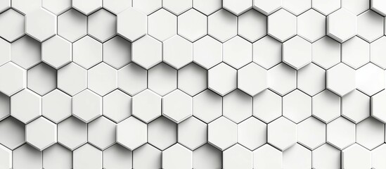 Naklejka premium 六角形の背景画像