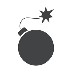 bomb icon Flat logo set collection