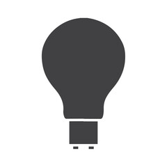 bulb icon Flat logo set collection