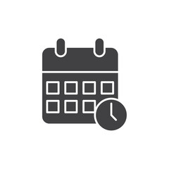 calendar icon Flat logo set collection