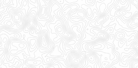 The vector topo map creative discovery White wave spiral grid stripe line map topography. vector geographic contour mounted map discovery location background.