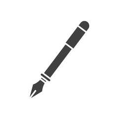 pen icon Flat logo set collection