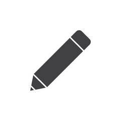 pencil icon Flat logo set collection