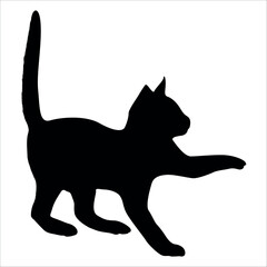 Animal Cat Silhouette vector illustration