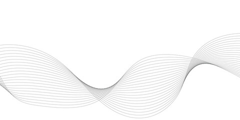 frequency sound wave, twisted curve lines with blend effect.