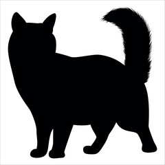 Animal Cat Silhouette vector illustration