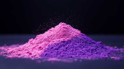 Fototapeta premium Surreal pink and violet sand texture