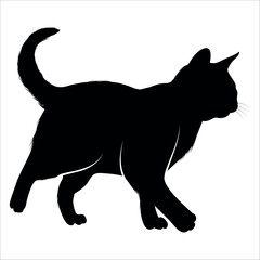 Animal Cat Silhouette vector illustration