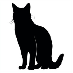 Animal Cat Silhouette vector illustration