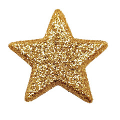 Golden Glitter Star: A Sparkling Symbol of Celebration and Festive Cheer