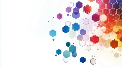 六角形の背景画像