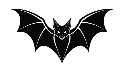 Vampire Bat with Spread Wings
