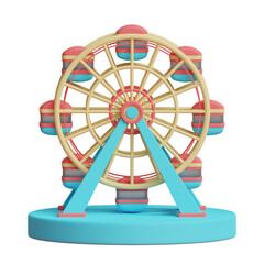 3d ferris wheel carnival icon © TianK