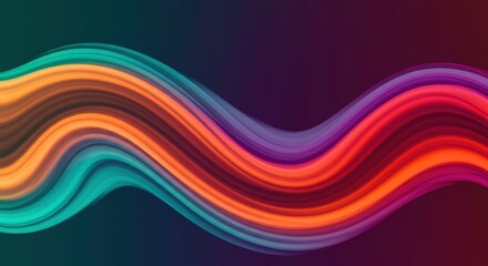 Abstract Fluid Swirls: A vibrant and captivating abstract art background featuring dynamic fluid swirls of vibrant colors like turquoise, orange, and purple. The swirls dance across a dark background.