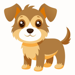 Dog puppy vector design