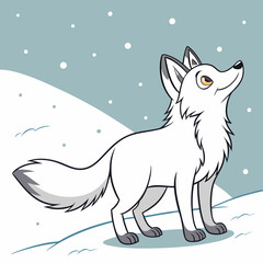 fox in winter