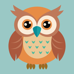 owl on vector