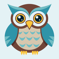owl on a branch illustration
