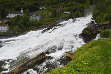 Der Hellesyltfossen in Norwegen 