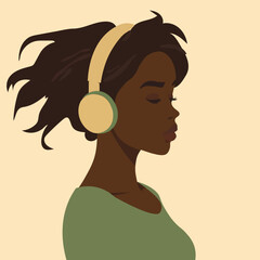 person listening to music