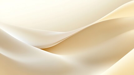 Obraz premium Abstract Beige and Cream Wave Design