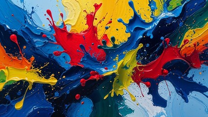 Colorful Abstract Art (Paint Splash)