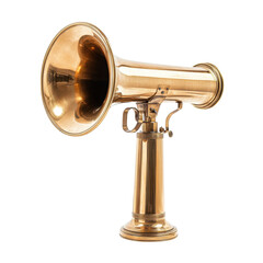 Antique Brass Ship's Speaking Trumpet: A Maritime Artifact of Nautical Communication