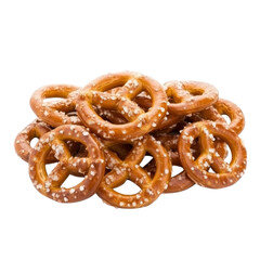 A Delicious Pile of Salty Pretzels Ready to Eat Crunchy and Tasty Snack