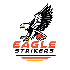 Eagle Strikers Sports Team Logo Design