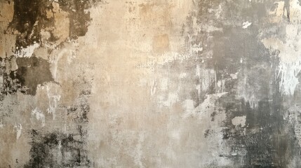 Fototapeta premium Abstract Textured Wall: A Study in Beige and Gray