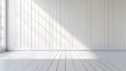 Obraz premium Bright and Spacious Wooden Interior Open Office Design Concept