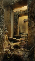 Naklejka premium Mystical atmosphere The megalithic structures of M_004
