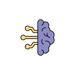 Icon a MACHINE LEARNING, isolated against a clean background.