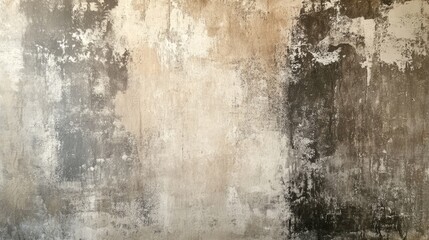 Abstract Textured Wall: A Study in Brown and Grey Hues