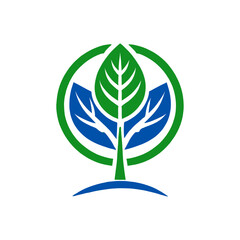 green leaf logo