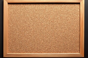 Fototapeta premium Empty Cork Board for Notes and Messages in an Office Setting