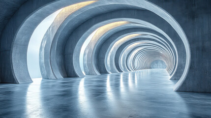 Obraz premium light in the tunnel