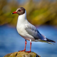 Obraz premium black-headed-gull hd