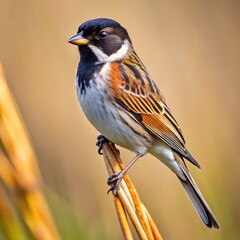 Fototapeta premium common-reed-bunting